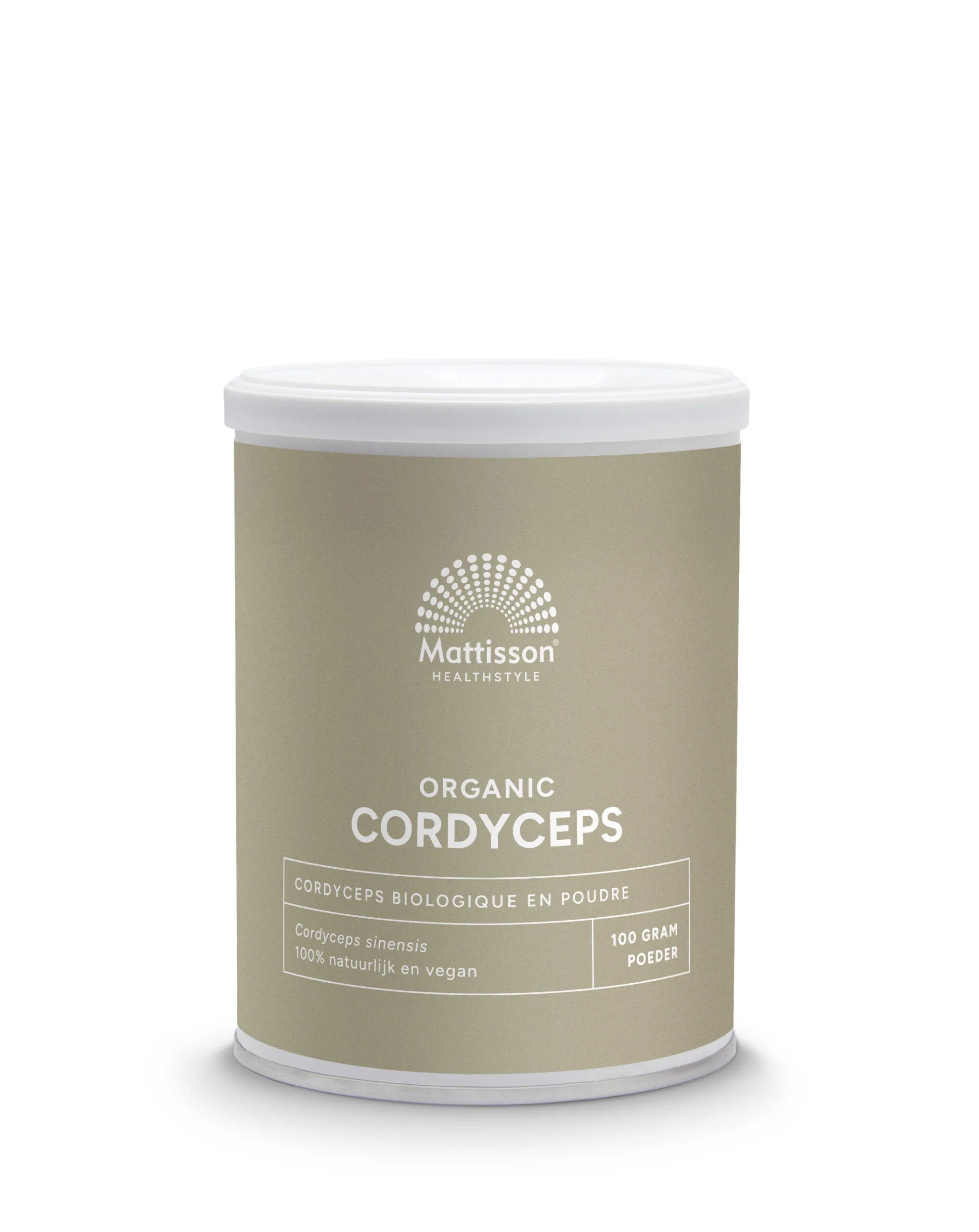 Mattisson Cordyceps Powder - Cordyceps Sinensis Organic Bio (100 gr)