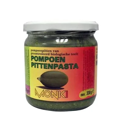 Monki Pompoenpittenpasta bio (330 gr)