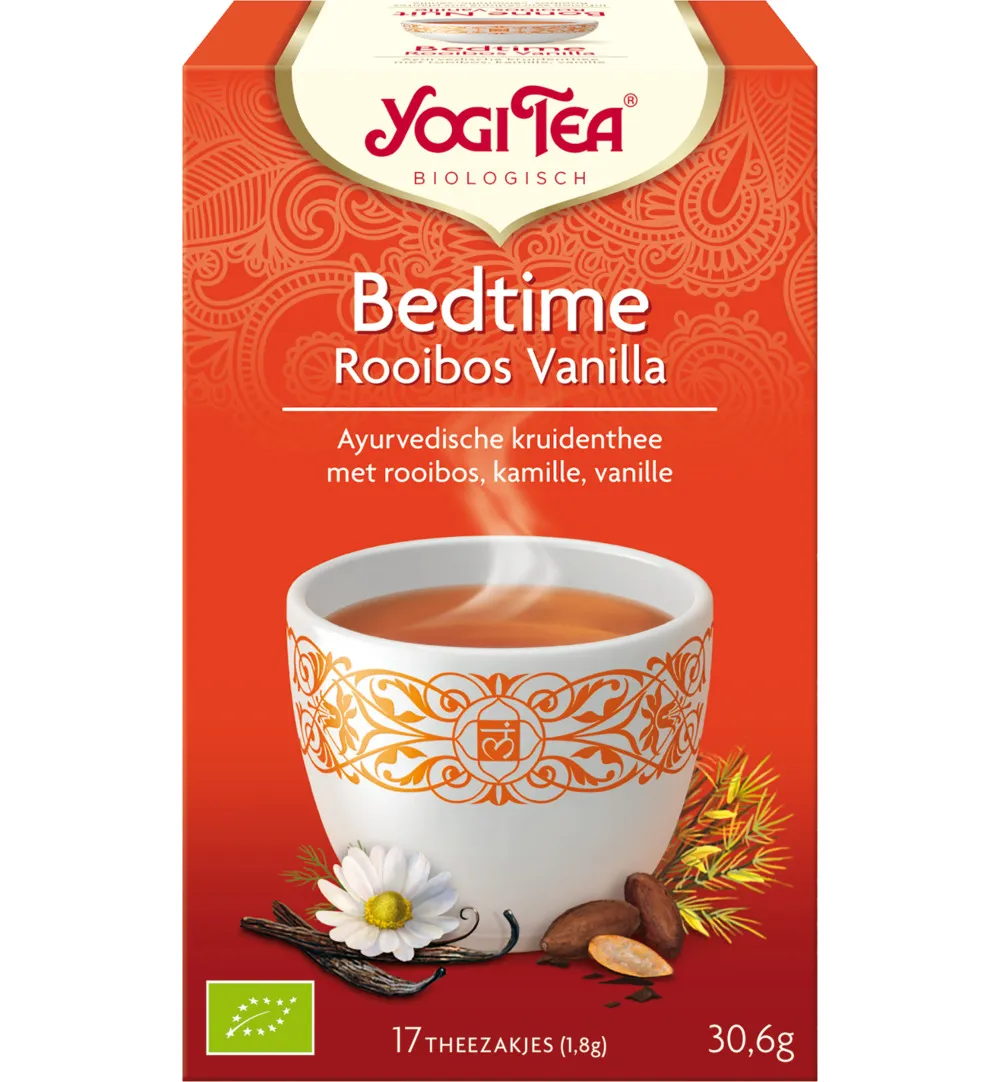 Yogi Tea Bedtime rooibos vanille bio (17 stuks)