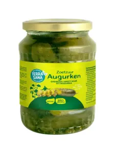 Terrasana Augurken Fris Zoet/Zuur Bio (670 gr)