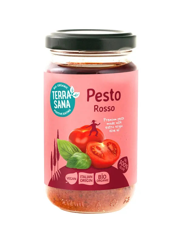 Terrasana Pesto Rosso Bio (180 gr)