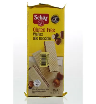 Dr. Schär Wafels hazelnoot (125 gr)