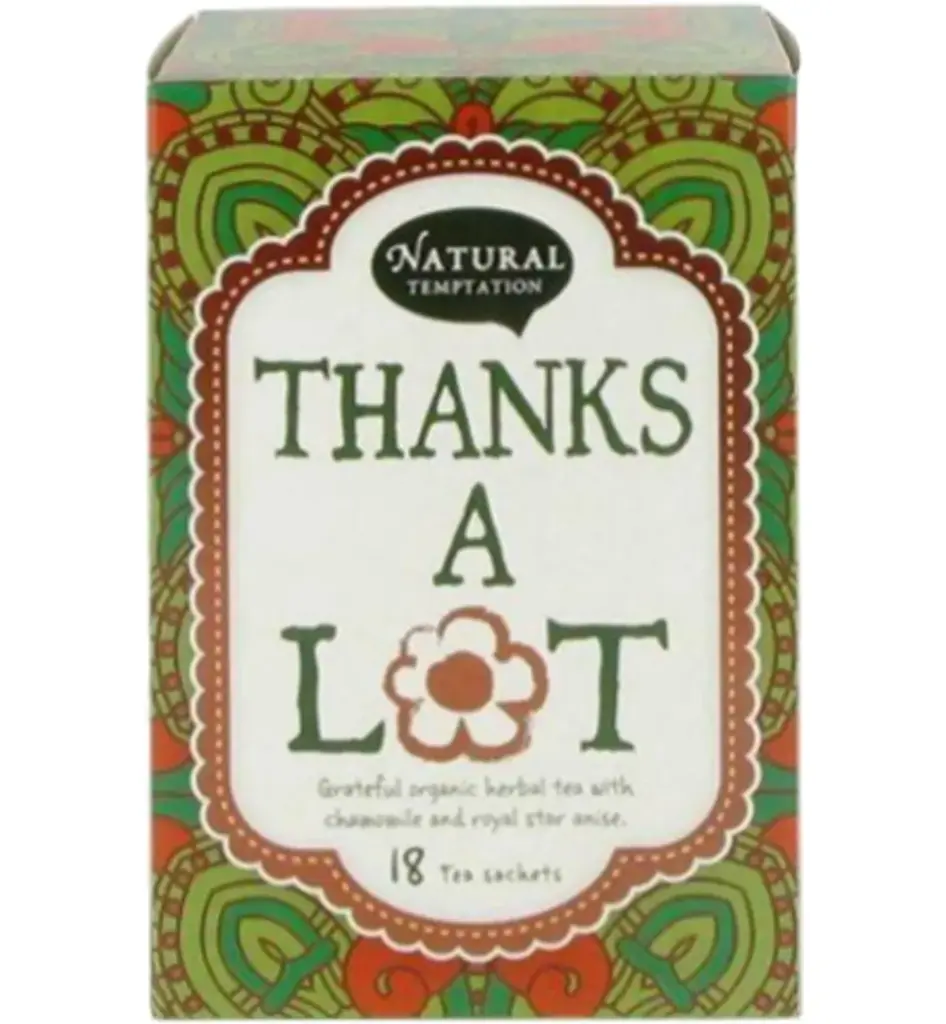 Natural Temptation Thanks A Lot Thee Bio (18 stuks)