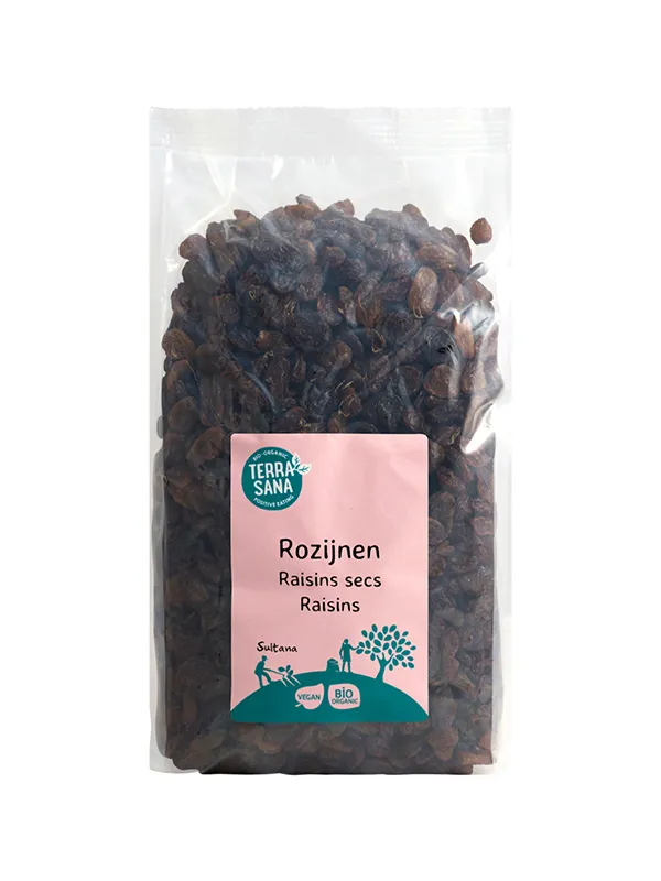 Terrasana Raw Rozijnen Sultanas Bio (1000 gr)