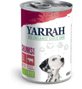 Yarrah Hond Brok Rund In Saus Bio (405 gr)