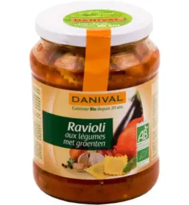 Danival Ravioli Metgroenten Bio (670 gr)
