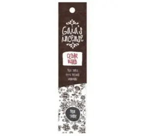 Gaia'S Incense Wierook Gaia Cedar Wood # (1 stuk)