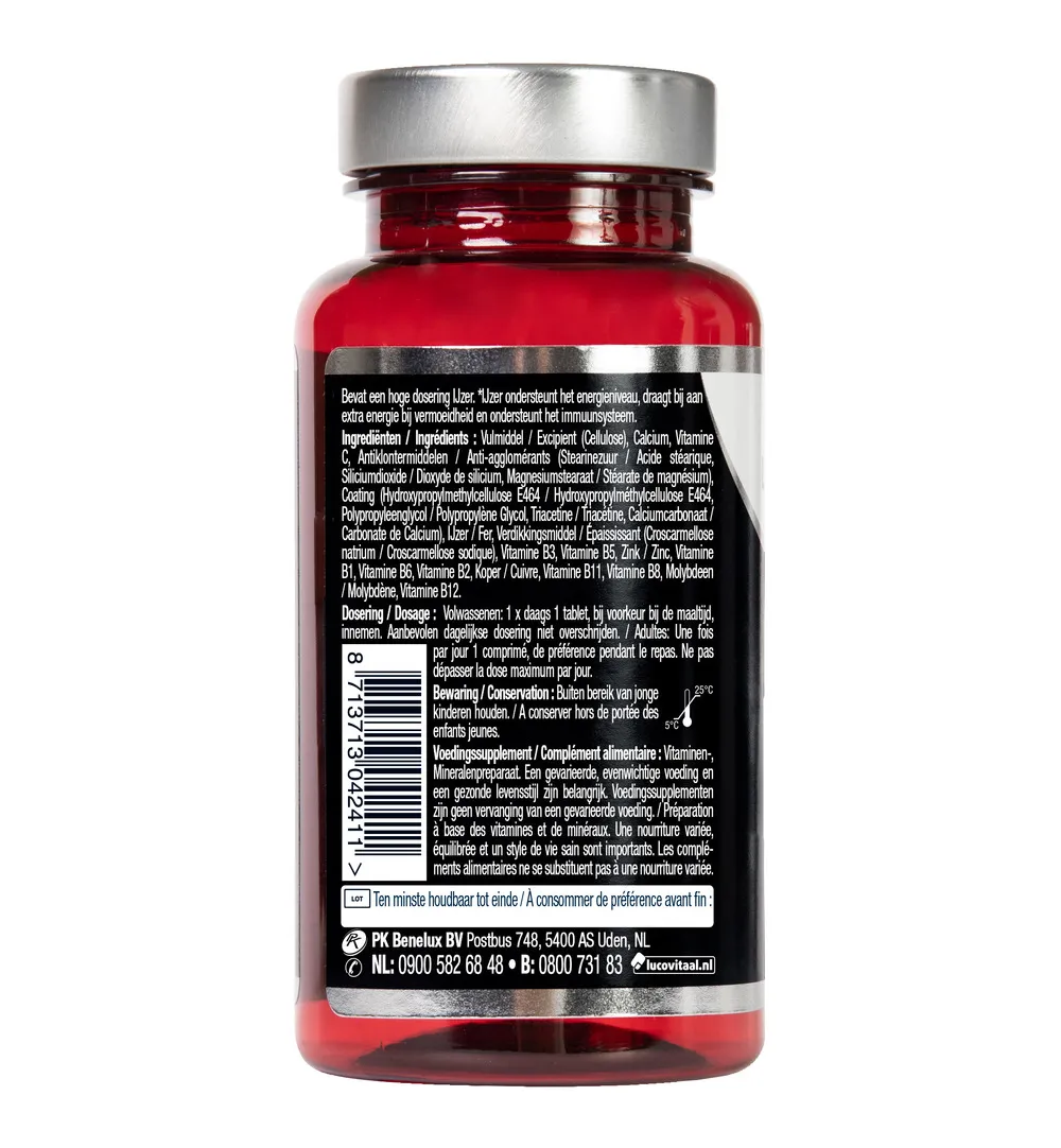 Lucovitaal Sterk IJzer Complex (60 tabletten) - image 3