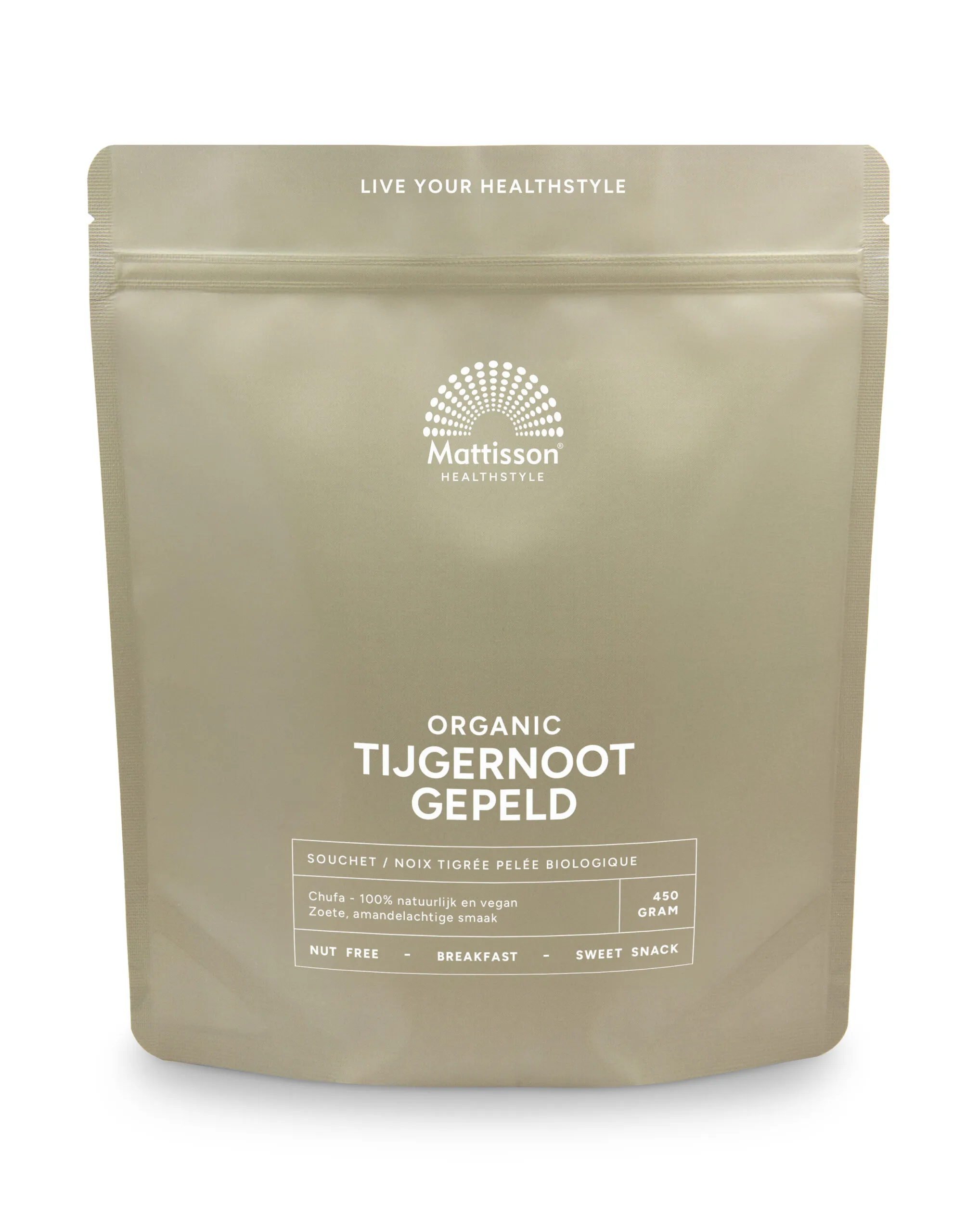 Mattisson Tijgernoot Chufa Gepeld Bio (450 gr)