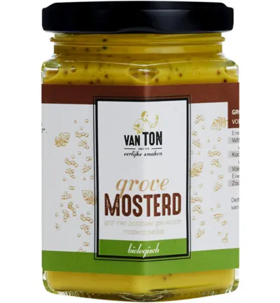 Van TON Mosterd Mosterd Grof Bio (170 gr)