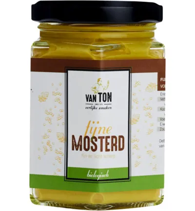 Van TON Mosterd Fijn Bio (170 gr)