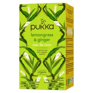 Pukka Organic Teas Lemongrass & Ginger Thee Bio (20 zakjes)