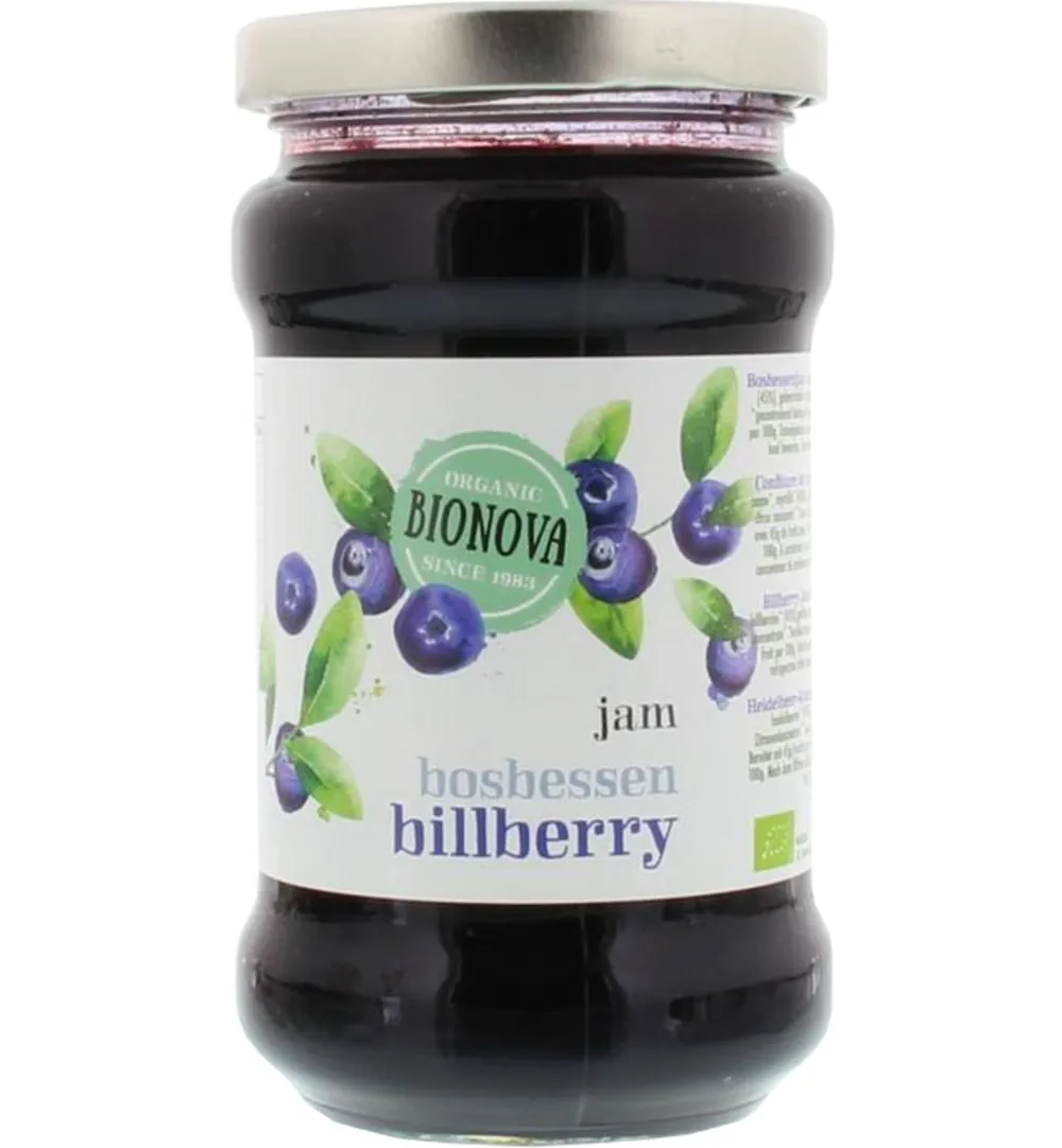 Bionova Bosbessenjam bio (340 gr)