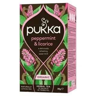 Pukka Organic Teas Peppermint & Licorice Herb Bio (20 zakjes)