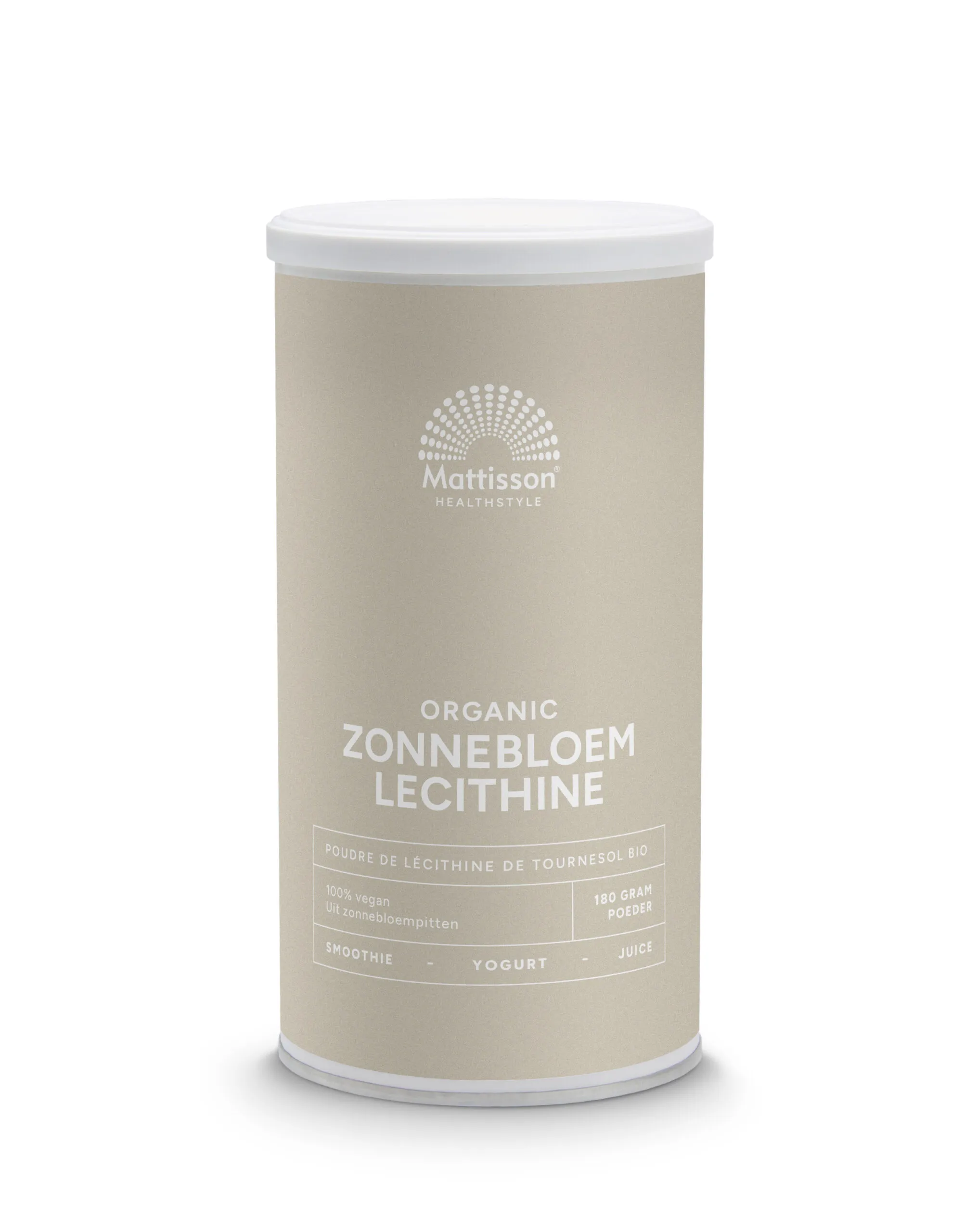 Mattisson Zonnebloem Lecithine Poeder Bio (180 gr)