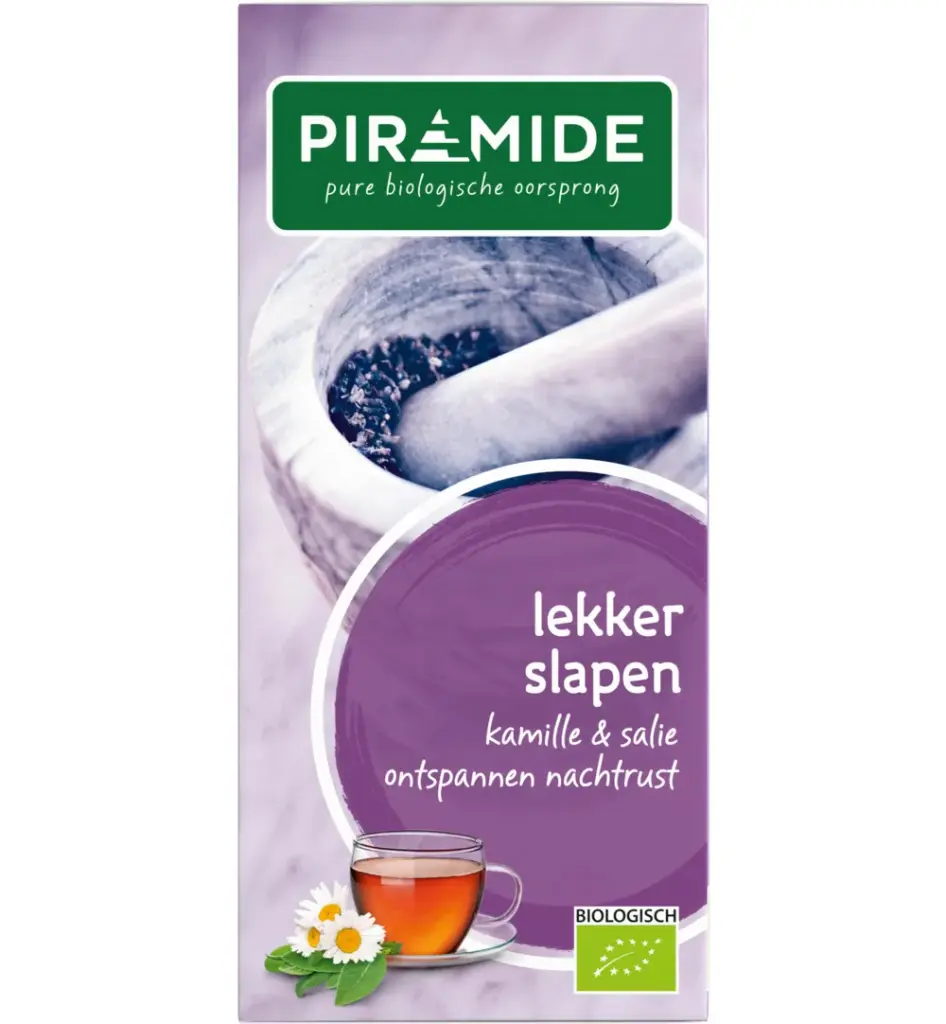 Piramide Lekker Slapen Thee Eko Bio (20 stuks)