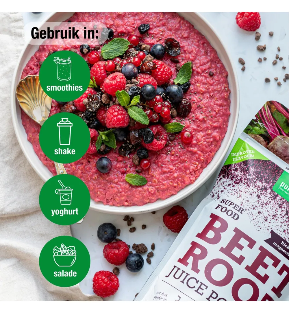 Purasana Rode Biet Poeder Bio (200 gr) - image 3