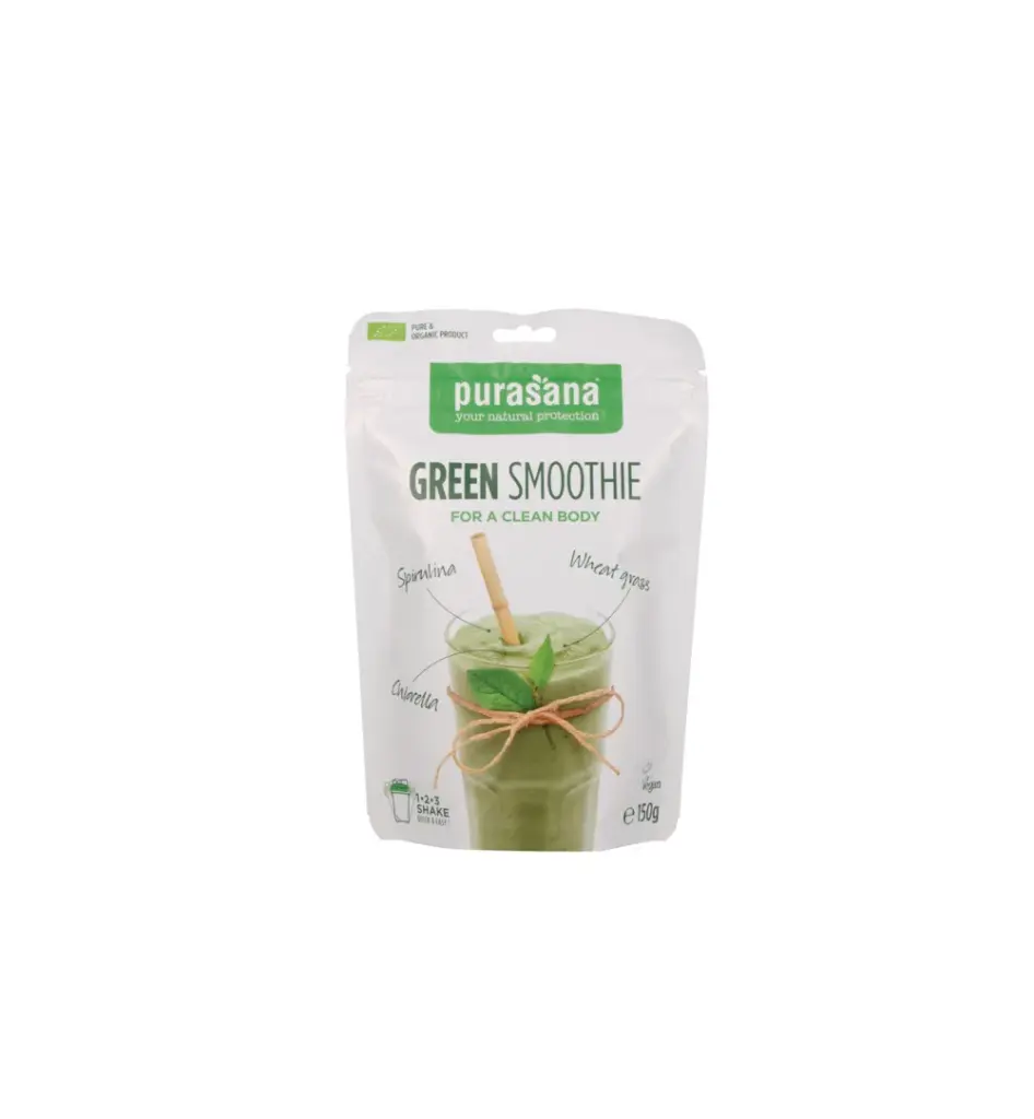 Purasanagreen Smoothie Shake Vegan Bio (150 gr)