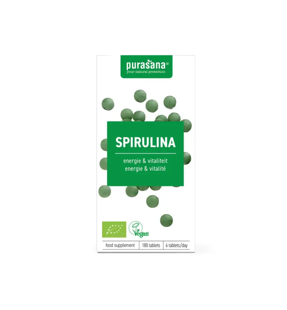 Purasana Spirulina Vegan Bio (180 tabletten)