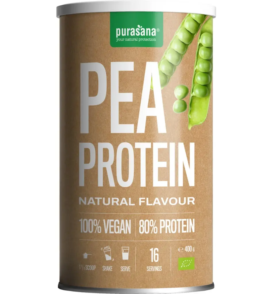 Purasana Vegan Proteine Erwt/Pois Bio (400 gr)