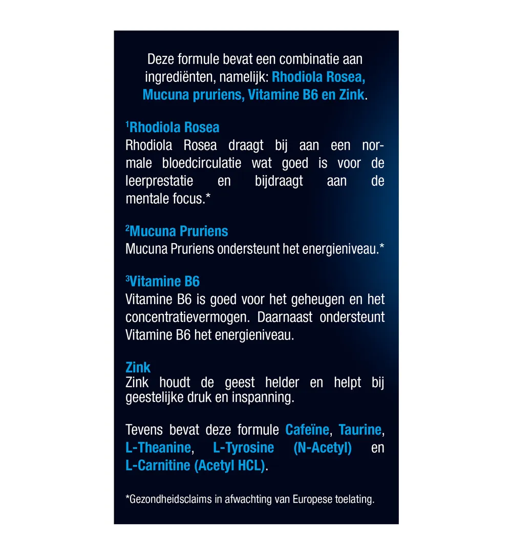 Lucovitaal Mentale Focus Pil (20 tabletten) - image 5