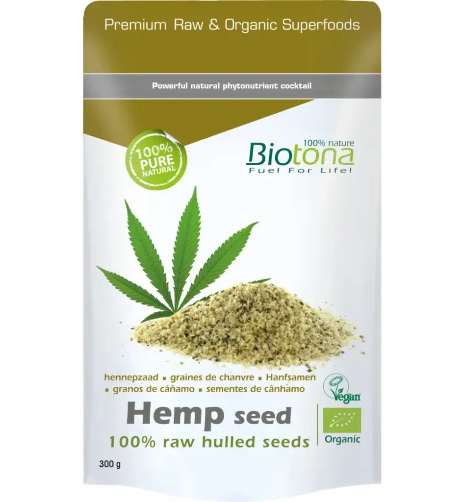 Biotona Hemp Raw Hulled Seeds Bio (300 gr)