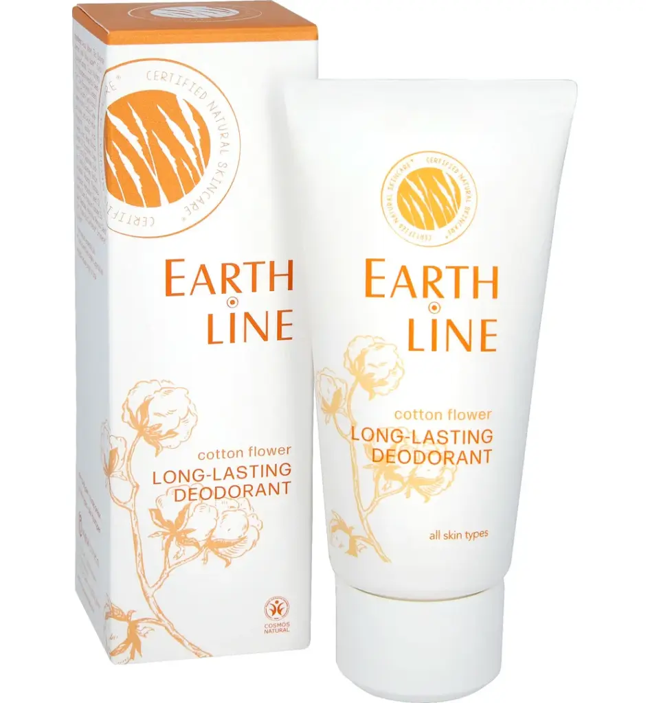 Earth-Line Long lasting deodorant cotton flower (50 ml)