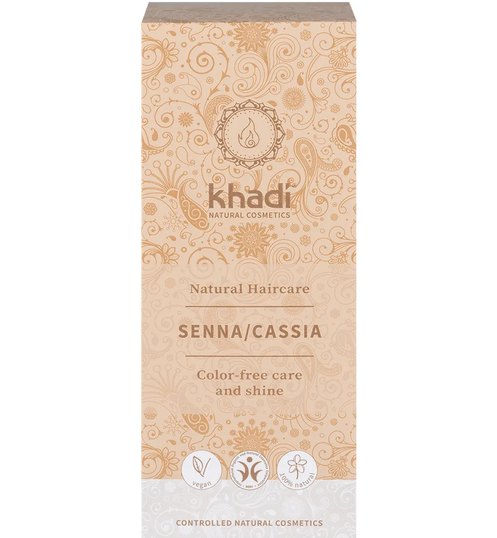 Khadi Haarkleur senna/cassia natural (100 gr)