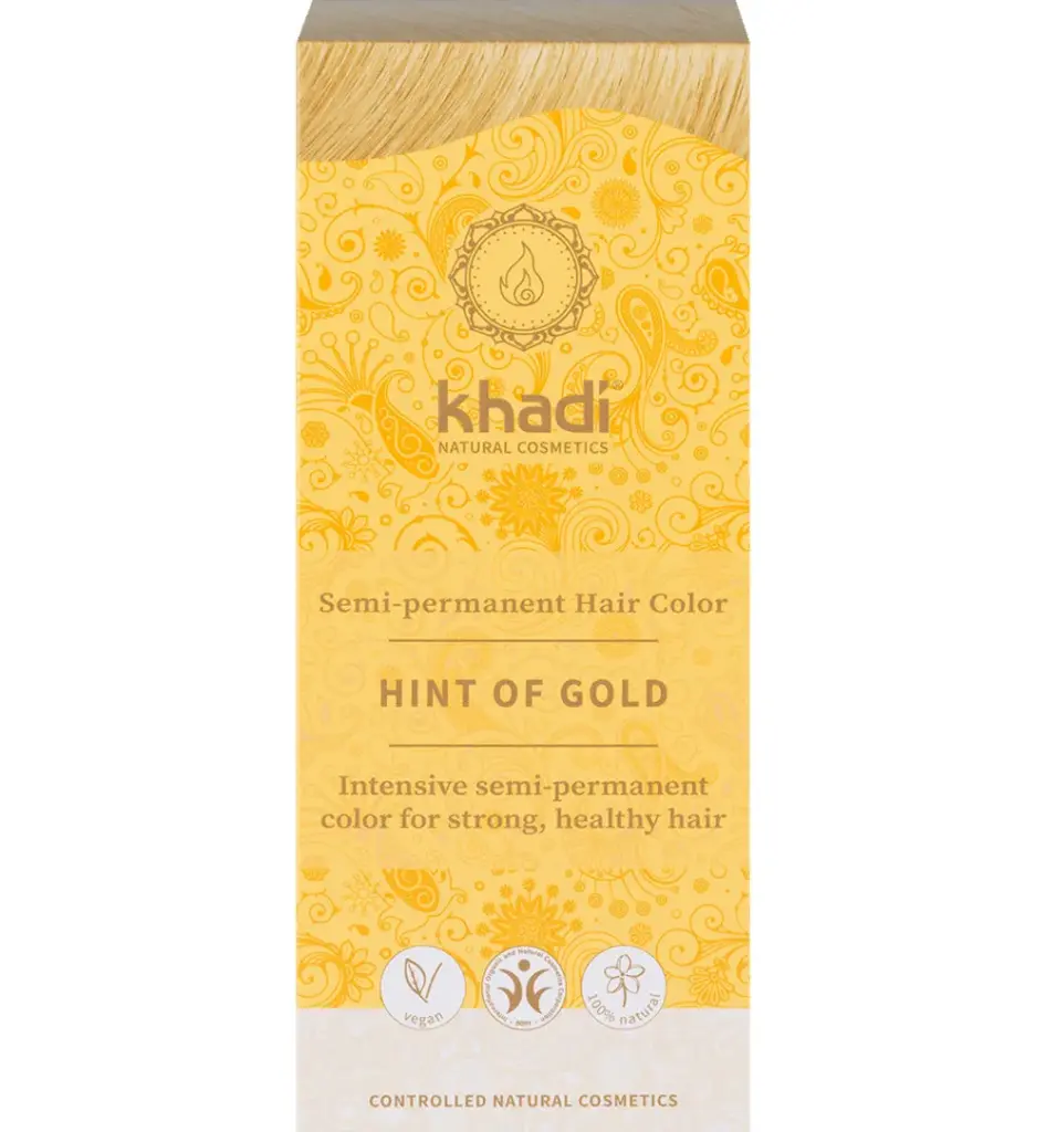Khadi Haarkleur golden hint (100 gr)