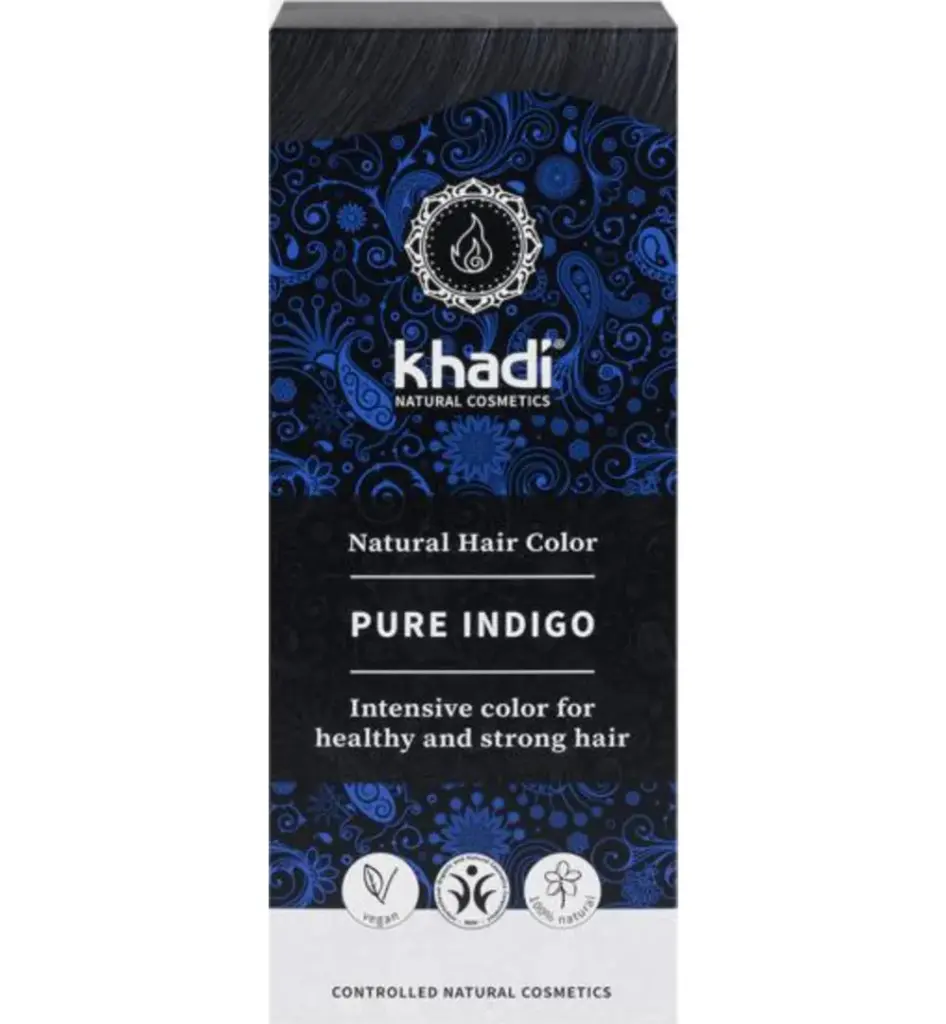 Khadi Haarkleur pure indigo (100 gr)