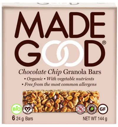 Made Good Granola Bar Chocolate Chip 24Gram Bio (6 x 24 gr)