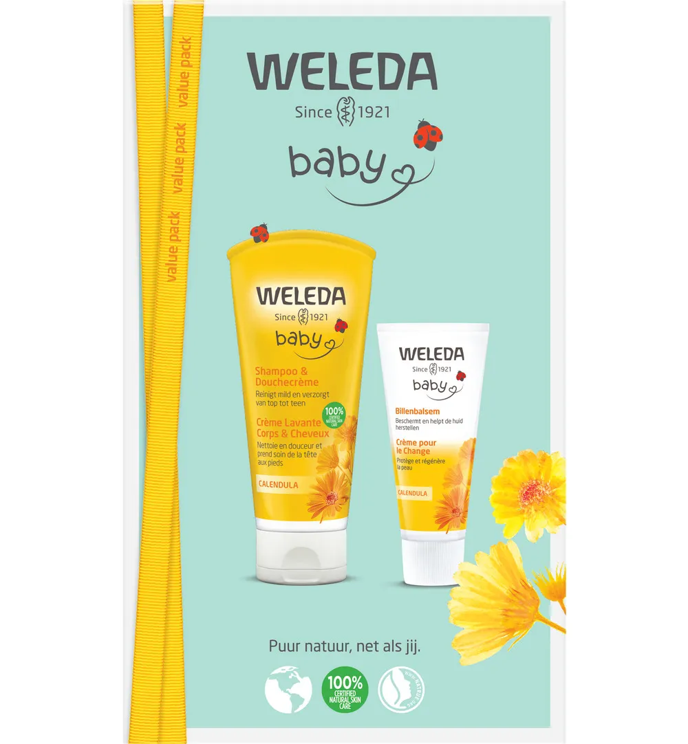 WELEDA Calendula baby billenbalsem voordeel set (1 set)