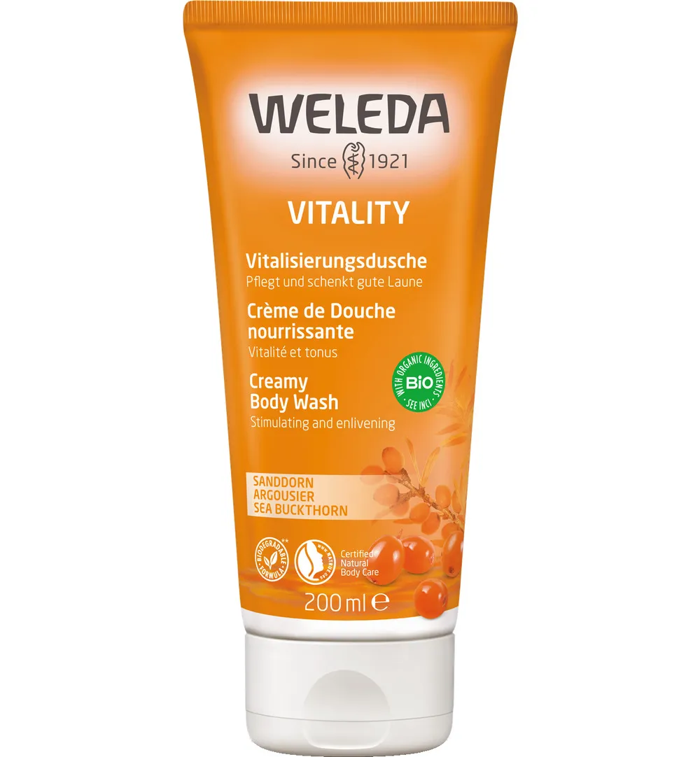 WELEDA Duindoorn vitaliserende douchecreme (200 ml)