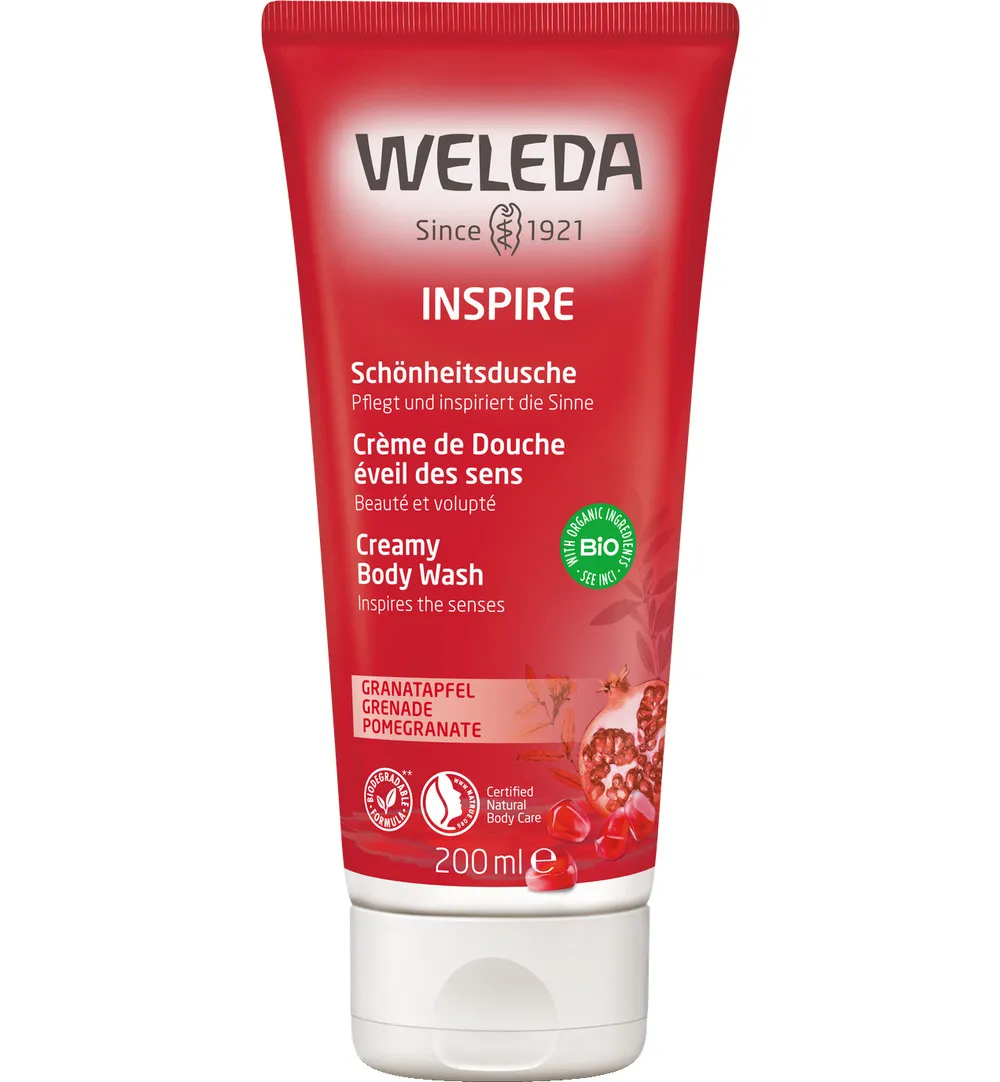WELEDA Granaatappel inspirerende douchecreme (200 ml)