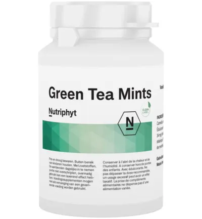 Nutriphyt green tea mints (120 tabletten)