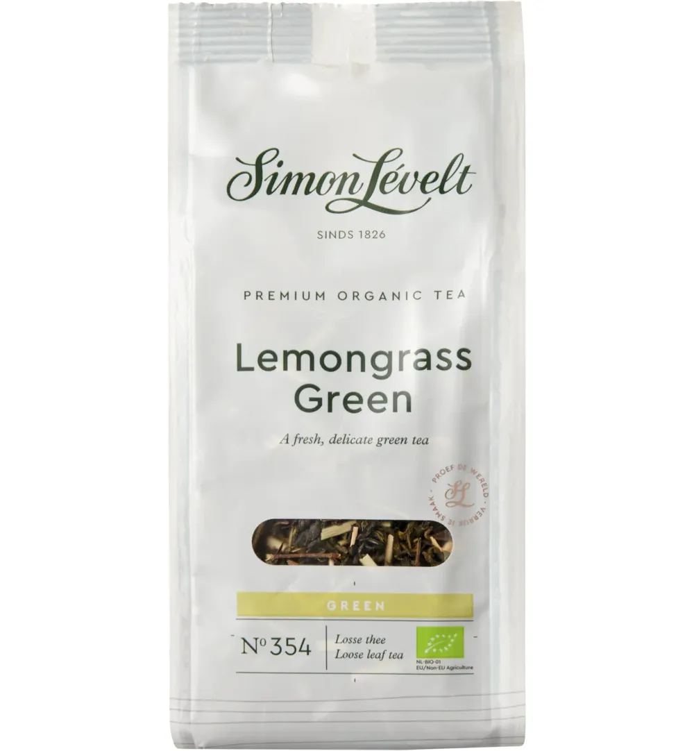Simon Levelt Lemongrassgreen tea bio (90 gr)