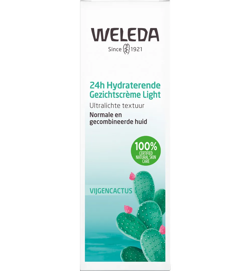WELEDA Vijgencactus 24h hydraterende gezichtscreme light (30 ml)