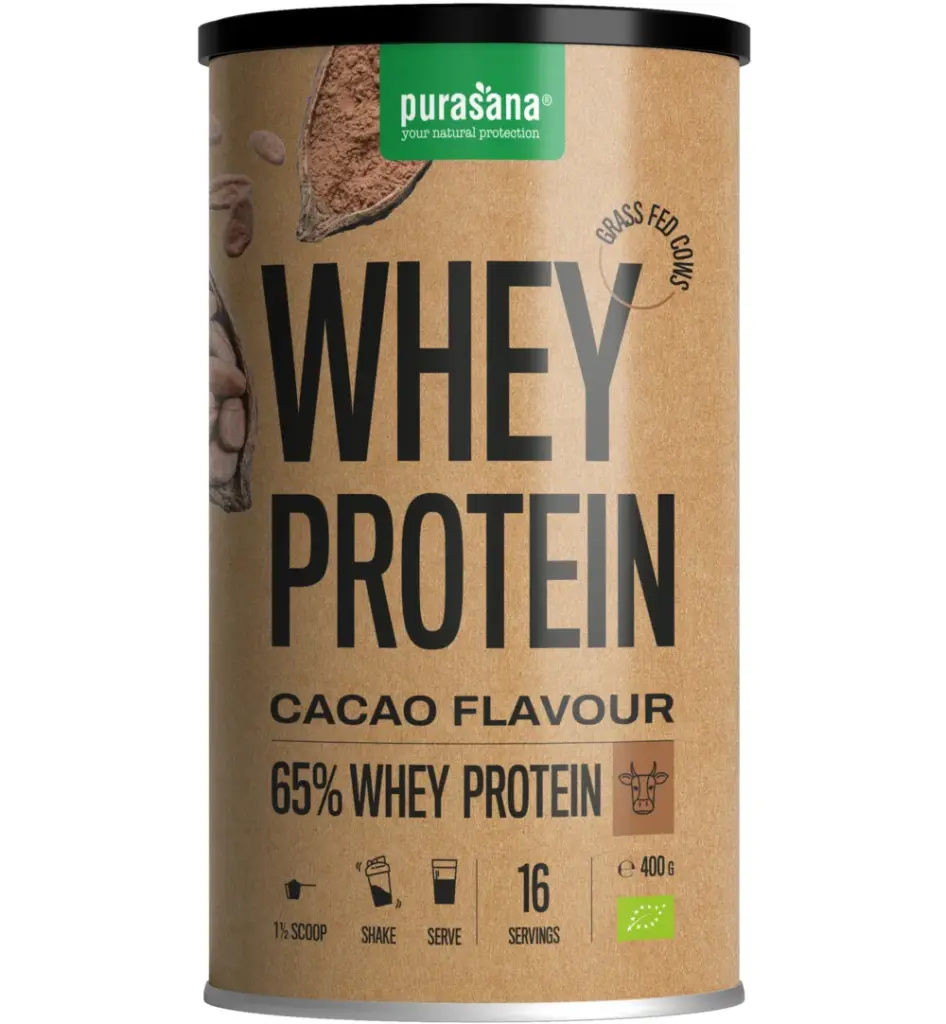 Purasana Whey proteine - cacao bio (400 gr)