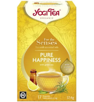 Yogi Tea Thea for the senses pure happiness (17 stuks)