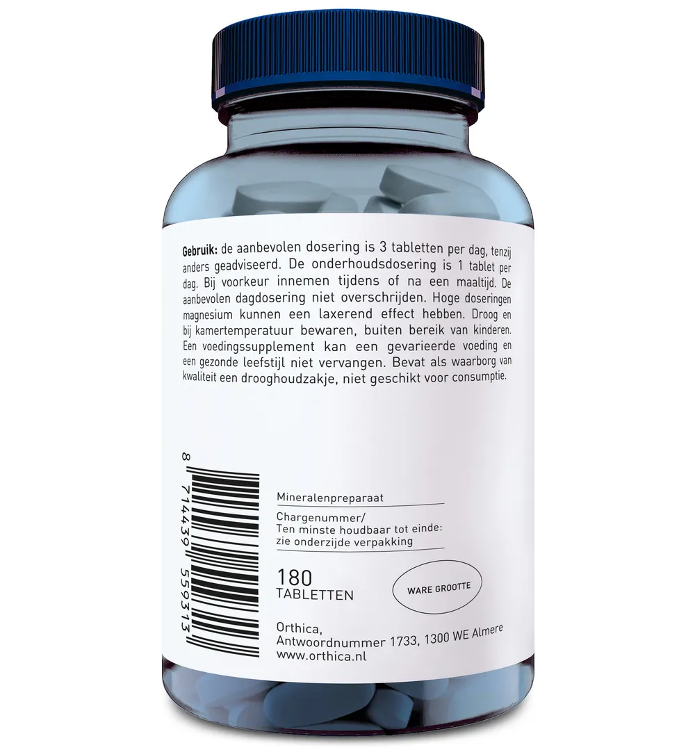 Orthica Cal mag zink (180 tabletten) - image 2