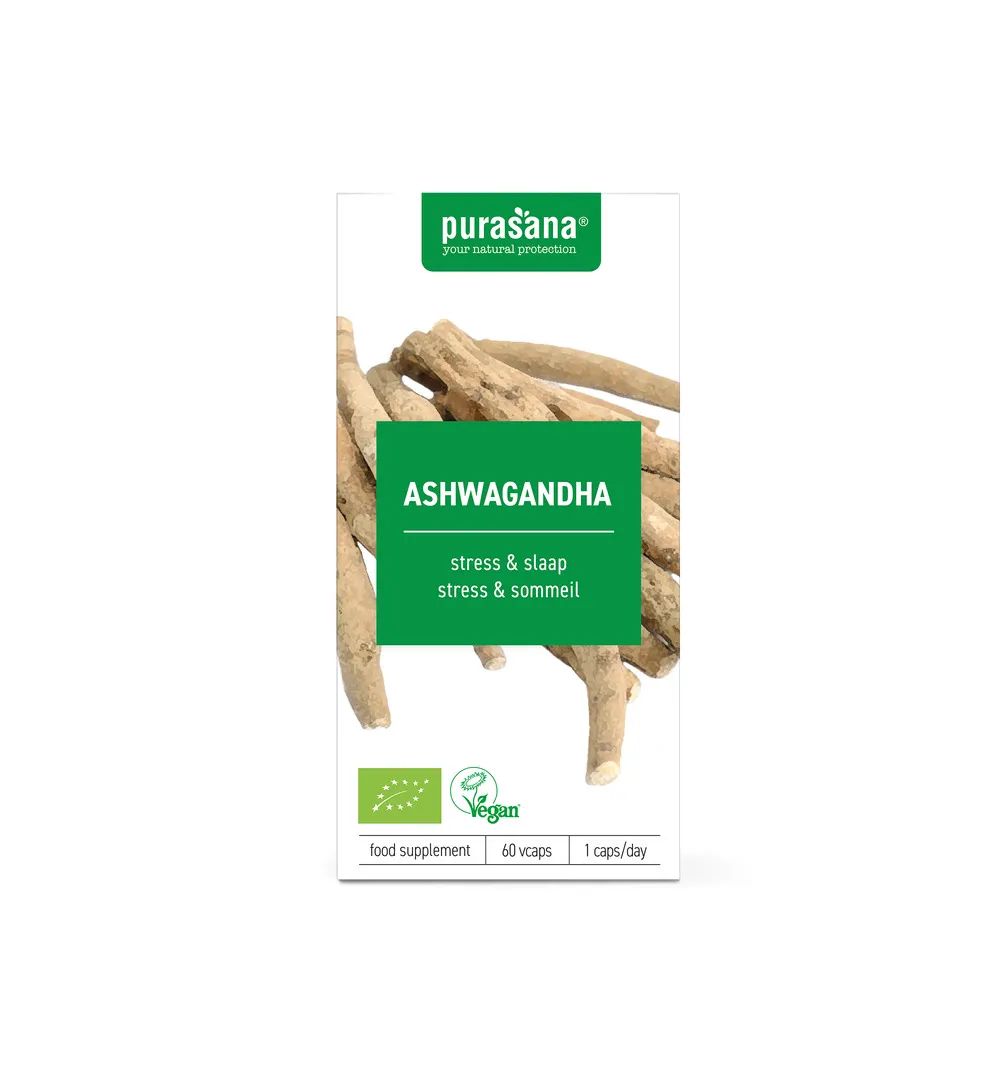 Purasana Ashwagandha Vegan Bio (60 vega capsules)