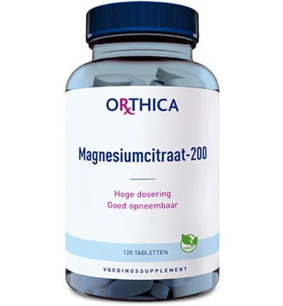Orthica Magnesium Citraat 200 (120 tabletten)