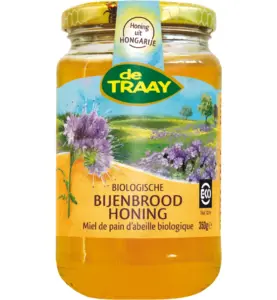 De Traay Bijenbroodhoning Bio (350 gr)