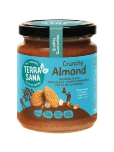 TerraSana Amandelpasta bruin crunchy (250 gr)