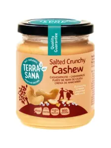 TerraSana Cashewpasta crunchy met himalayazout (250 gr)