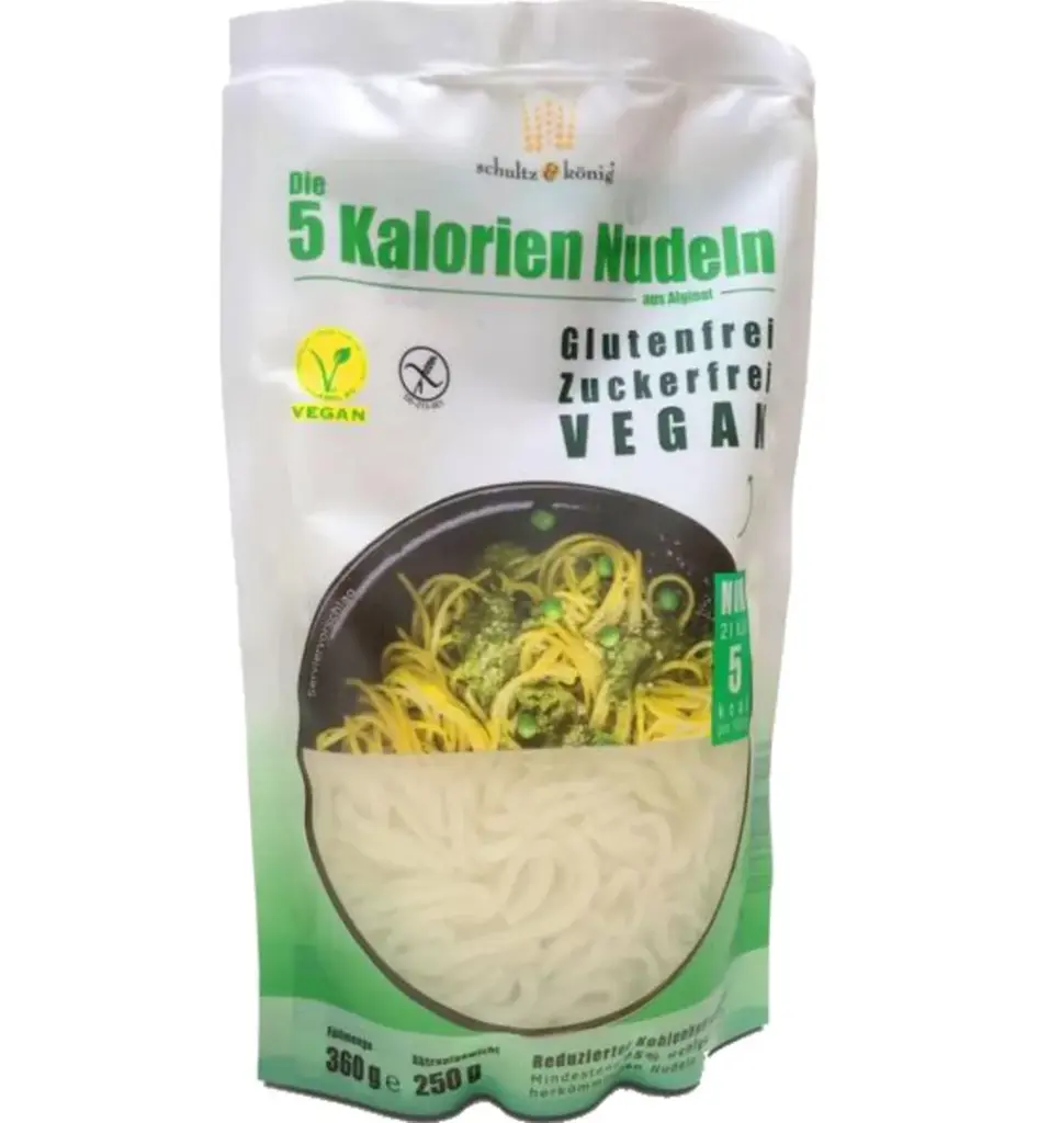 Schultz & Konig 5 Calorieen Noedels Kelp Alginaat (360 gr)