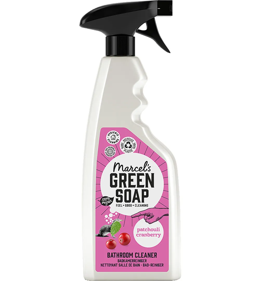 Marcel's Green Soap badkamerspray patchouli & cranberry (500 ml)