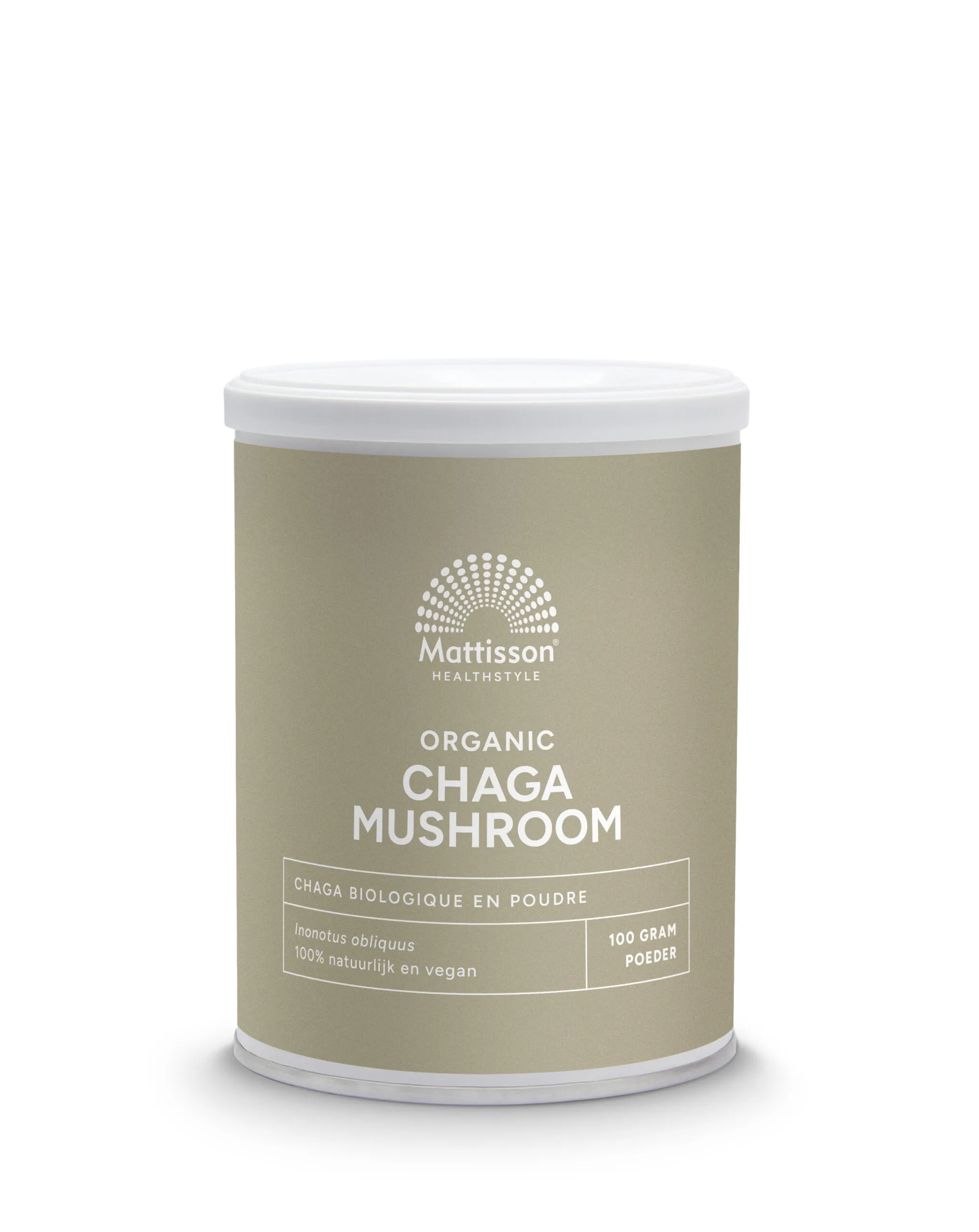 Mattisson Chaga Mushroom Poeder Bio (100 gr)