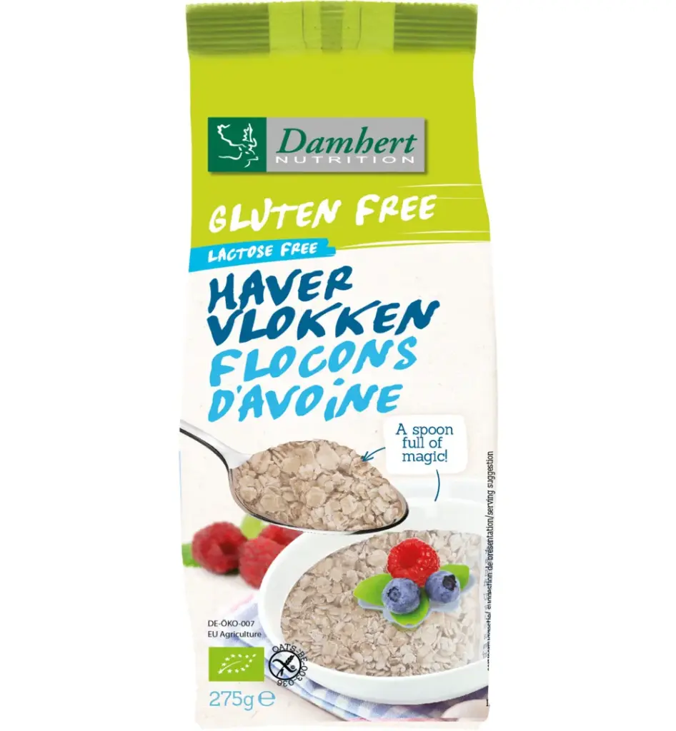 Damhert Havervlokken Glutenvrij Bio (275 gr)