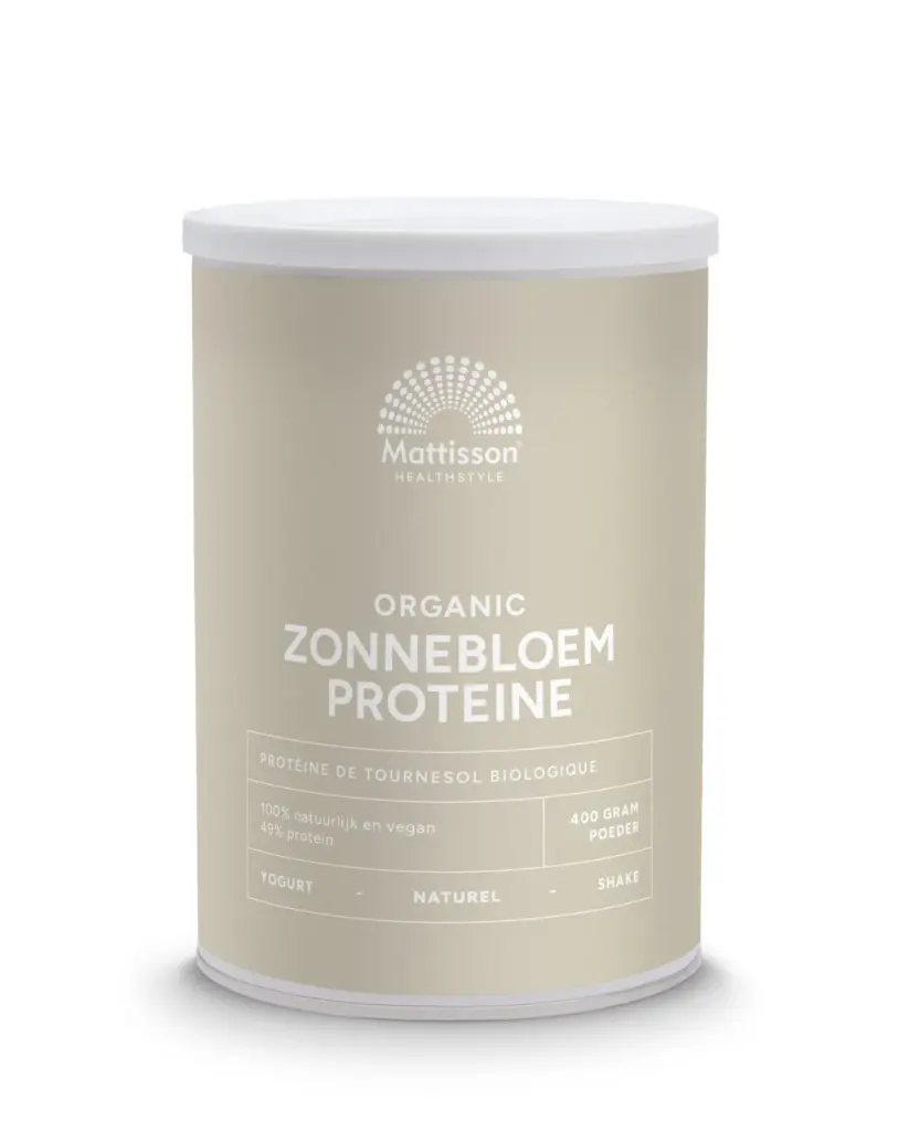 Mattisson Vegan Zonnebloem Proteine 45% Bio (400 gr)